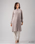 Knee Length Top With Decorative Cuff 58521